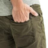 Mens-Chino-Shorts-Olive-Green-Cotton