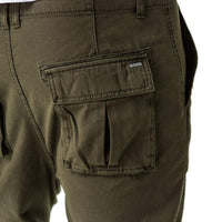 Mens-Cropped-Pants-Olive-Green-Pocket