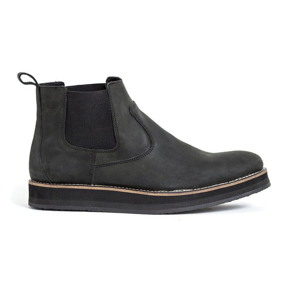 SPCC | Wedge Boot | Black | Leather