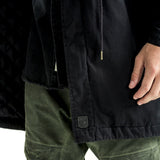 Parka-Jacket-Hood-Black