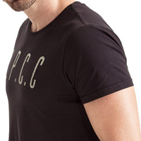 Mens-Tee-T-shirt-Black-Statement