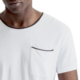 Mens-T-shirt-Tee-White