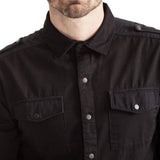 Mens-Long-Sleeve-Shirt-Black