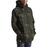 Mens-Jacket-Hoody-Pullover-Camo-Front-View