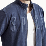 SPCC | Blue | Zip-up jacket | Embroidery | 