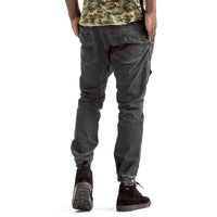 Mens-Jogger-Chino-Charcoal-Black-Back-View