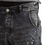 SPCC | Funnel Jeans | Drop crotched | Black | Paint splatter