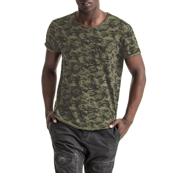 Mens-T-shirt-Tee-Camo-Cotton-Front-View