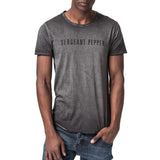 Sergeant Logo Printed T-Shirt - Washed Black