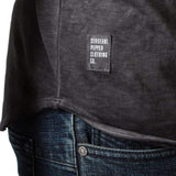 Sergeant Logo Printed T-Shirt - Washed Black