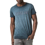 Sergeant Graphic Printed T-Shirt - Blue