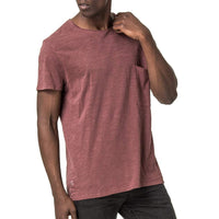 Mens-Cotton-Slub-Relaxed-Fit-Tee-T-shirt-Dusty-Pink-Front