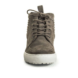 Mens-Sneaker-Lace-up-Suede-Grey