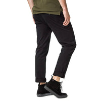 Mens-Chino-Stovepipe-Cotton-Twill-Pants-Black-Back