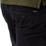 Mens-Chino-Stovepipe-Cotton-Twill-Pants-Black-Metal-Trim