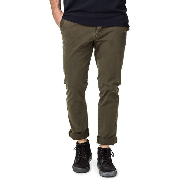 Trigger Stovepipe Chino Pants - Olive