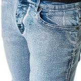 Trench Skinny Denim Jeans - Bleach