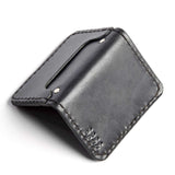 SPCC | Sergeant Pepper Card Holder| Leather | Black | Fold open | Small Wallet