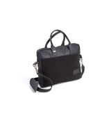 SPCC | Sergeant Pepper Laptop Bag | Leather | Suede | Black