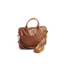 SPCC | Sergeant Pepper Laptop Bag | Leather | Suede | Brown