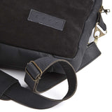 SPCC | Sergeant Pepper Laptop Bag | Leather | Suede | Black