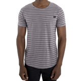 SPCC | Sergeant Pepper Tee | Stripe | 100% Cotton | Grey | Black