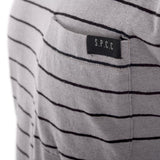 SPCC | Sergeant Pepper Tee | Stripe | 100% Cotton | Grey | Black