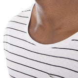 SPCC | Sergeant Pepper Tee | Stripe | 100% Cotton | White | Black