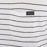 SPCC | Sergeant Pepper Tee | Stripe | 100% Cotton | White | Black