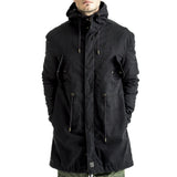 Parka-Jacket-Hood-Black-Front-View