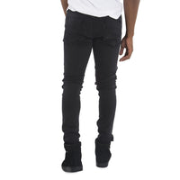 Sergeant Pepper Skinny Jeans | Denim | Black | Tear Detail | SPCC