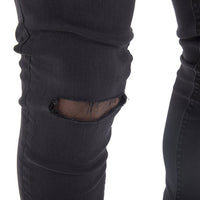 Sergeant Pepper Skinny Jeans | Denim | Black | Tear Detail | SPCC