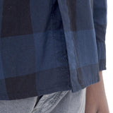 SPCC | Sergeant Pepper | Button-up | Long Sleeve| 100% Cotton | Check Shirt | Blue