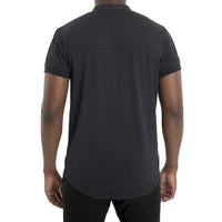 SPCC | Sergeant Pepper Henley Tee | Black |100% Cotton