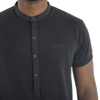 SPCC | Sergeant Pepper Henley Tee | Black |100% Cotton