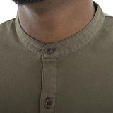SPCC | Sergeant Pepper Henley Tee | Olive | Green | 100% Cotton