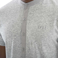 SPCC | Sergeant Pepper Henley Tee | Grey | 100% Cotton