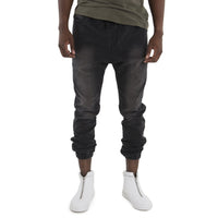 SPCC | Sergeant Pepper Denim Joggers | Elasticated | Drop crotch | Black