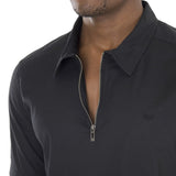 SPCC | Sergeant Pepper Tee | 100% Cotton | Black | Short Zip | Collar