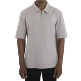 SPCC | Sergeant Pepper Tee | 100% Cotton | Grey | Short Zip | Collar