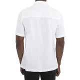 SPCC | Sergeant Pepper Tee | 100% Cotton | White | Short Zip | Collar