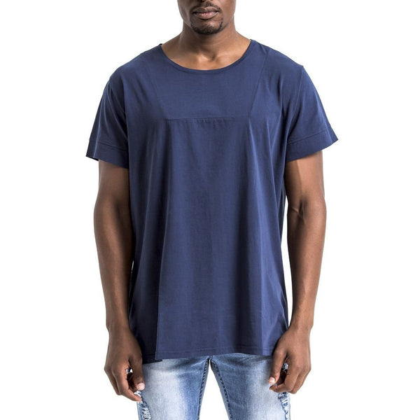 SPCC | Sergeant T-shirt | Navy | Oversized | Panel detail | Straight hem