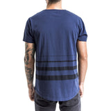 SPCC | Sergeant Pepper Tee | Ascending lines | Navy