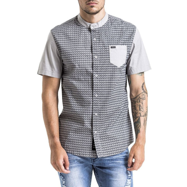 SPCC | Short sleeve | Grey | Geometric | Shirt