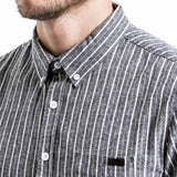 SPCC | Sergeant Pepper Shirt | 100% Cotton | Grey | White | Short Sleeve | Collar