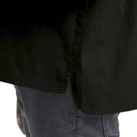 SPCC | Short sleeve shirt | Black | Mandarin collar