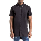 SPCC | Sergeant Pepper Shirt | Black | Longer Length | Dolphin Hem