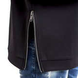 SPCC | Sergeant Pepper Sweater | Black | Quilted | Zip Detail | 