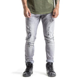 SPCC | Denim | Jean | Slim fit | Grey | Tear | Feather